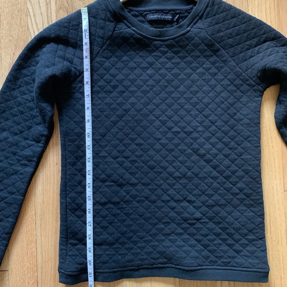 Lafayette Collection // Black Quilted Pullover - Picture 6 of 10